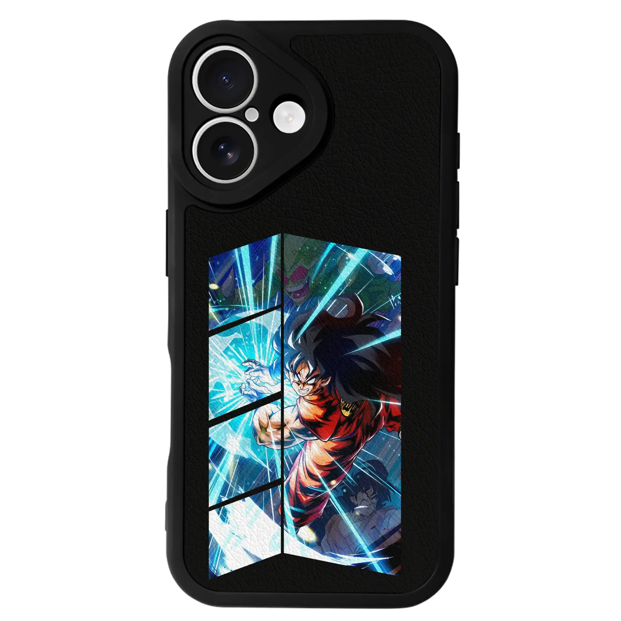 ドラゴンボール グッズ ヤムチャ - IPhone 16シリーズ対応 ・ シリコンスマホケース ・ レザー調 ・ 高精度フィット ・ 耐衝撃 ・ ワイヤレス充電対応 ・ 精密カット